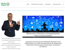 Tablet Screenshot of misionfuturo.co